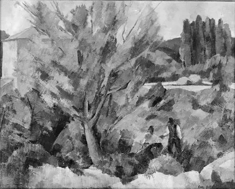 Luc Albert Moreau, Les bords de l'Arc près d'Aix-en-Provence