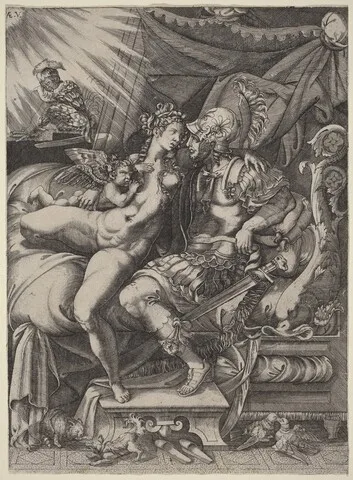 Enea Vico, The Loves of Mars and Venus