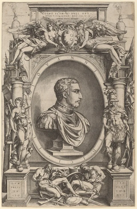 Enea Vico, Giovanni de' Medici