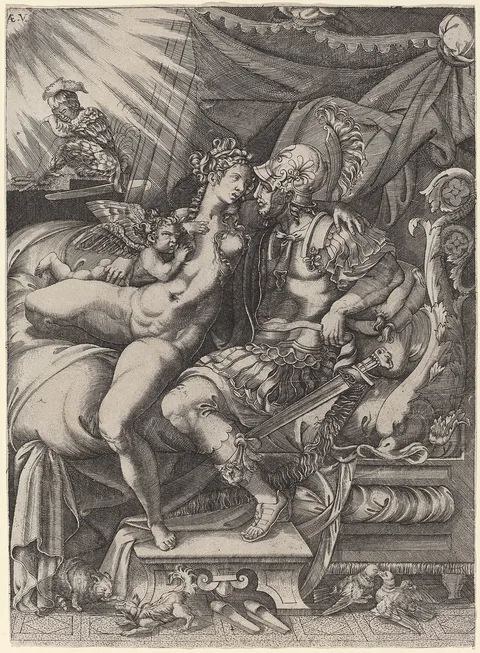 Enea Vico, The Loves of Mars and Venus