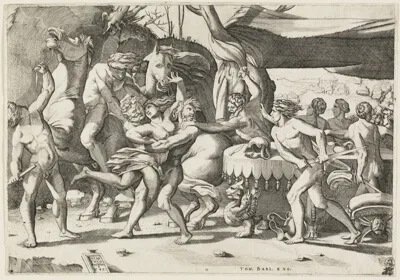 Enea Vico, Combat of the Lapiths and Centaurs