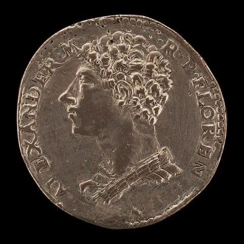 Benvenuto Cellini, Alessandro de' Medici, 1512-1537, 1st Duke of Florence 1523 [obverse]