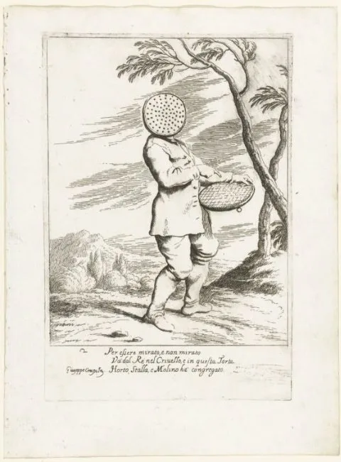 Giuseppe Maria Crespi, Historie van Bertoldo, Bertoldino en Cacasenno