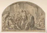 Andrea Sacchi, A Carthusian Saint Visiting the Plague Stricken