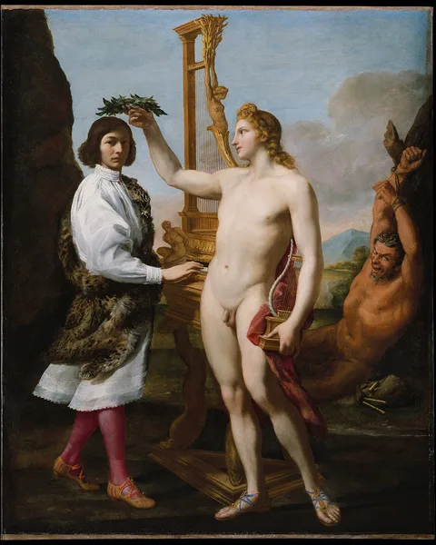 Andrea Sacchi, Marcantonio Pasqualini (1614–1691) Crowned by Apollo