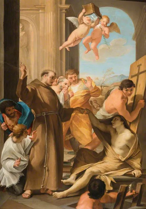 Andrea Sacchi, Saint Anthony Abbot reviving a Dead Man