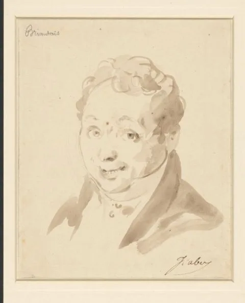 Jean-Baptiste Isabey, Portret-karikatuur van Briantais