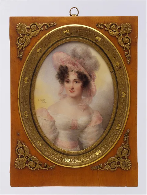 Jean-Baptiste Isabey, Mrs. Rufus Prime (Augusta Temple Palmer, 1807–1840)