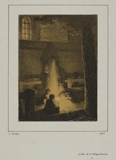 Jean-Baptiste Isabey, Group of Children Around a Candle