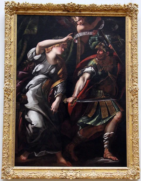 Giulio Cesare Procaccini, Peace Driving War away