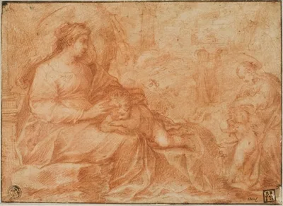Giulio Cesare Procaccini, Rest on the Flight Into Egypt