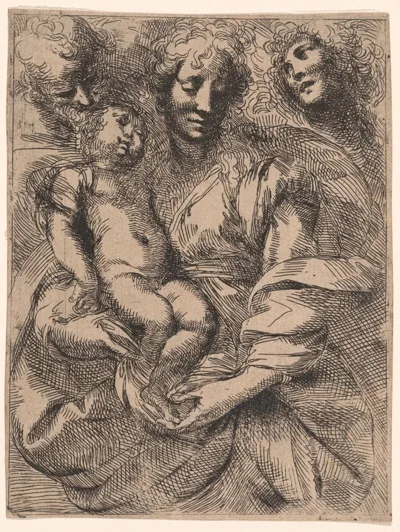 Giulio Cesare Procaccini, The Holy Family
