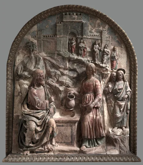 Giovanni della Robbia, Christ and the Samaritan Woman at the Well