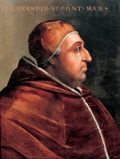 Cristofano dell'Altissimo, Portrait of Pope Alexander VI