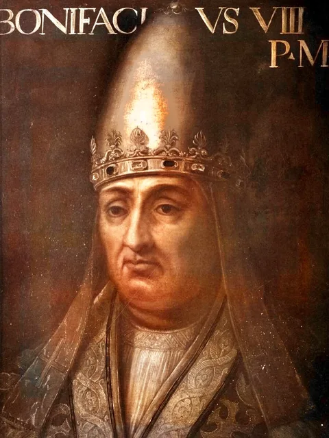Cristofano dell'Altissimo, Portrait of Pope Boniface VIII