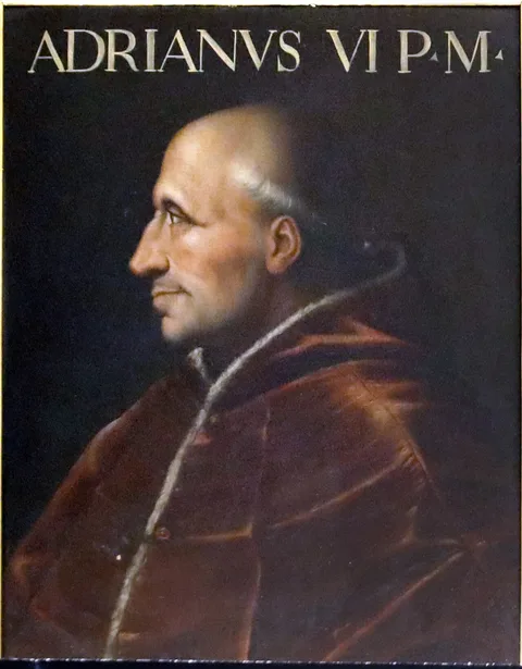 Cristofano dell'Altissimo, Portrait of Pope Adrian VI