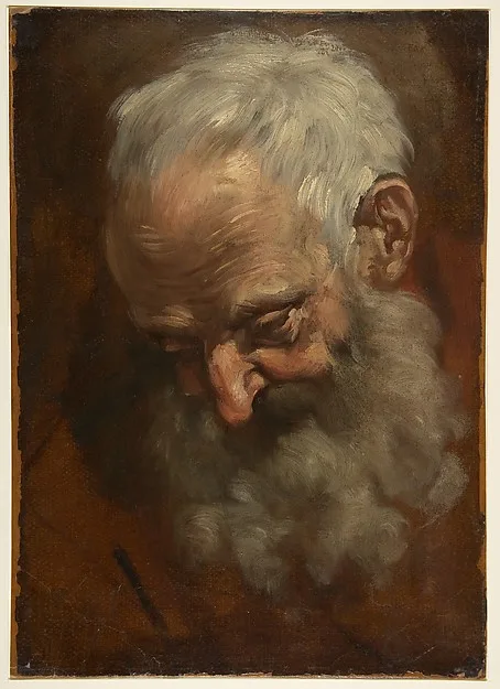 Giacomo Cavedone, Head of a Bearded Man (Nicodemus)