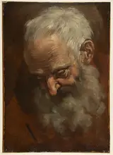 Giacomo Cavedone, Head of a Bearded Man (Nicodemus)