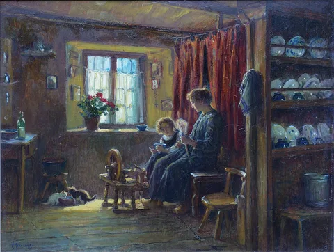 Cesare Saccaggi, Interior in Champoluc