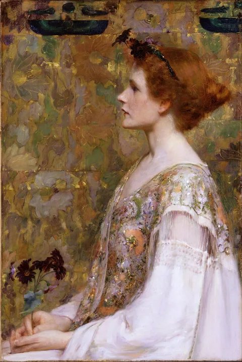 Albert Herter, Woman with Red Hair
