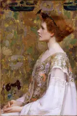 Albert Herter, Woman with Red Hair