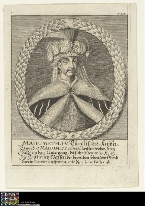Dominicus Custos, Portrait of Mahumeth IV
