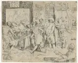 Frans Francken III, Verloren zoon verkwist zijn erfenis