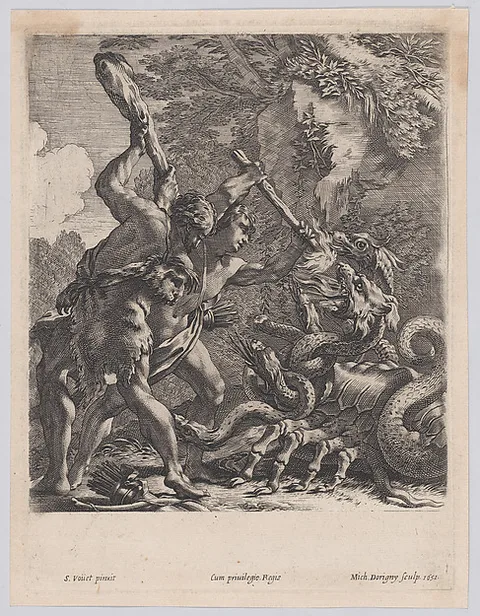 Michel Dorigny, Hercules and the Hydra