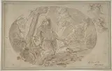 Domenico Maria Canuti, Two Hermits in the Wilderness