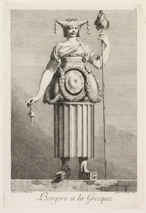 Benigno Bossi, Shepherdess in the Greek Style, Plate 4
