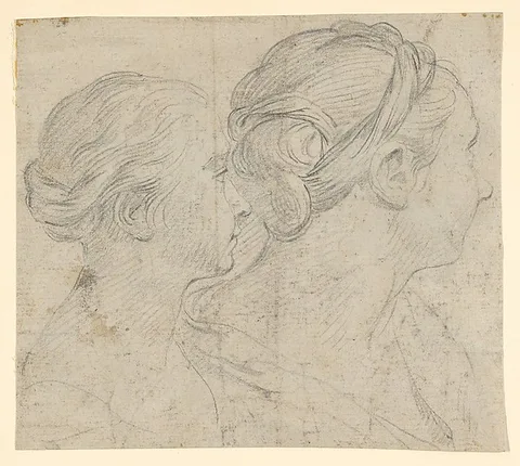 Pierre Parrocel, Two heads of women