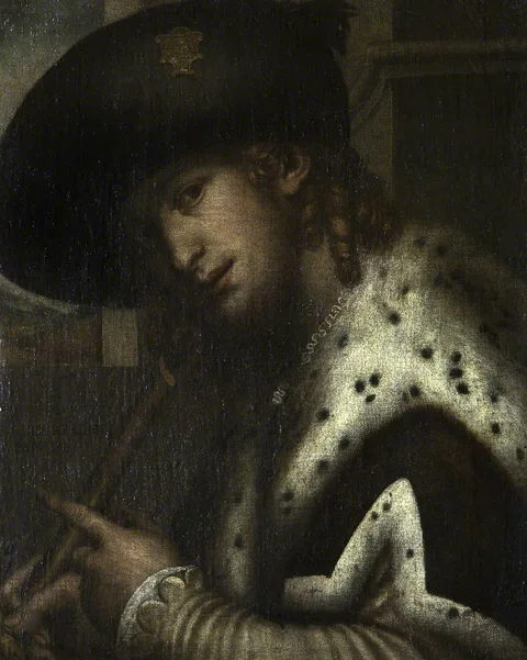 Niccolò Frangipane, A Gallant with a Flute ( later romanticised as Il Rè pastore: Richard Coeur-de-Lion listening to the troubedour Blondel)