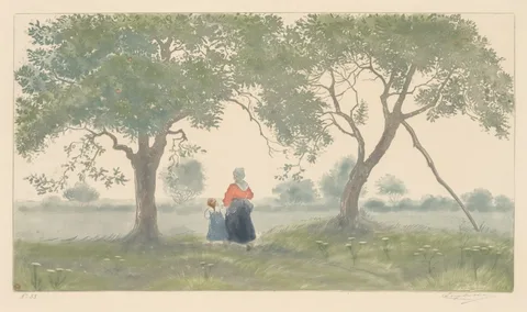 Eugène Delâtre, Les Pommiers