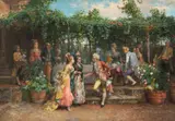 Cesare Augusto Detti, A Garden Party