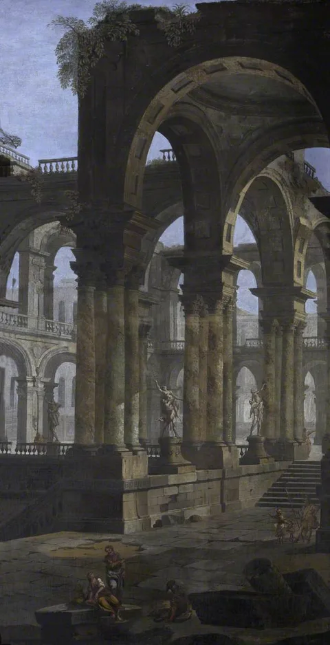 Pietro Paltronieri, Capriccio of Roman Ruins at Bologna