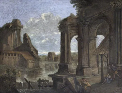 Pietro Paltronieri, Capriccio of Roman Ruins at Bologna