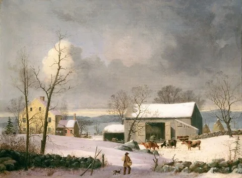 George Henry Durrie, Winter in the Country