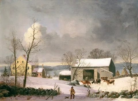George Henry Durrie, Winter in the Country