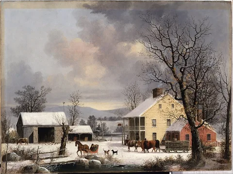 George Henry Durrie, Winter in the Country