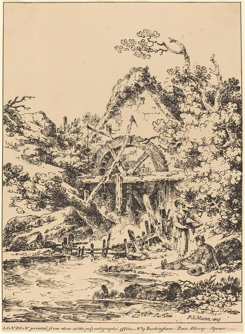 Paul Sandby Munn, Old Water Mill