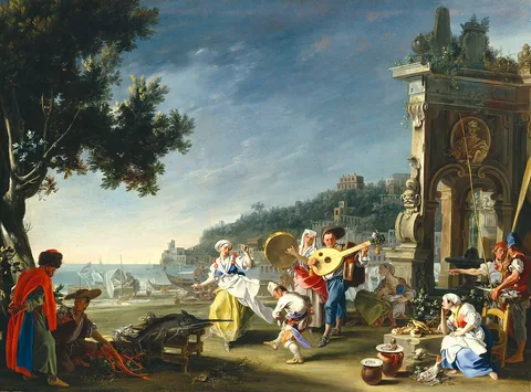 Filippo Falciatore, Tarantella at Mergellina