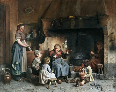 Pietro Saltini, Grandmother's story