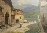 Bruto Mazzolani, Laundresses in Lierna Lake Como