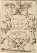 Valerio Spada, Frontispiece with Putti and Animals