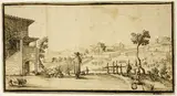 Valerio Spada, View of San Miniato and San Francesco al Monte Outside Florence