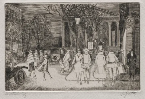 Pierre Gatier, Petite rue Royale