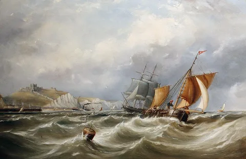 Ebenezer Colls, Shipping off a coast