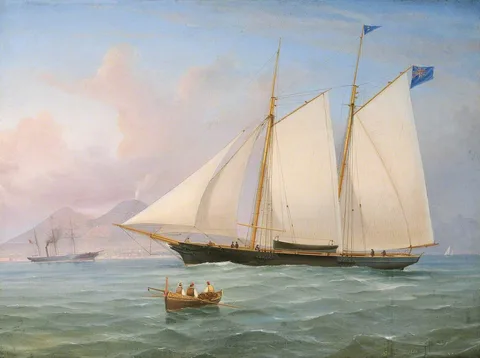 Tommaso de Simone, The Yacht 'Diadem'
