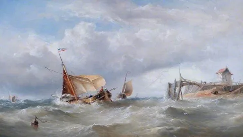 Henry King Taylor, Fishing on the Zuider Zee, Holland