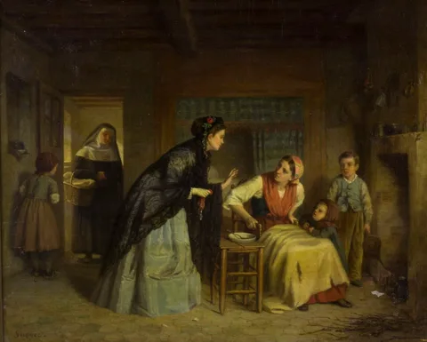 Paul Seignac, Visiting the Poor